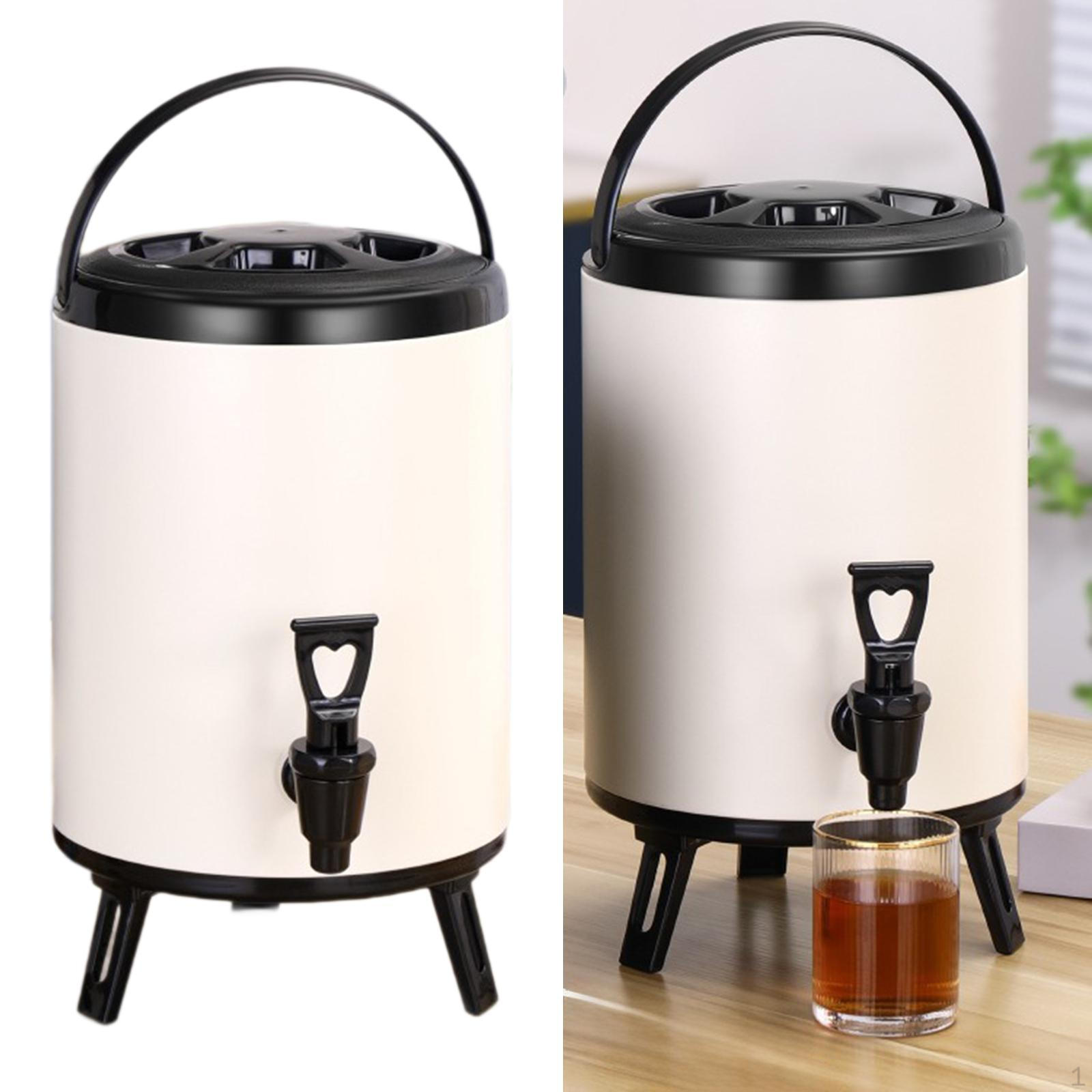 

Диспенсер для холодных и прохладительных напитков, контейнер для напитков, суп, изоляция, молоко, чай, ведро, бочка для 6L white