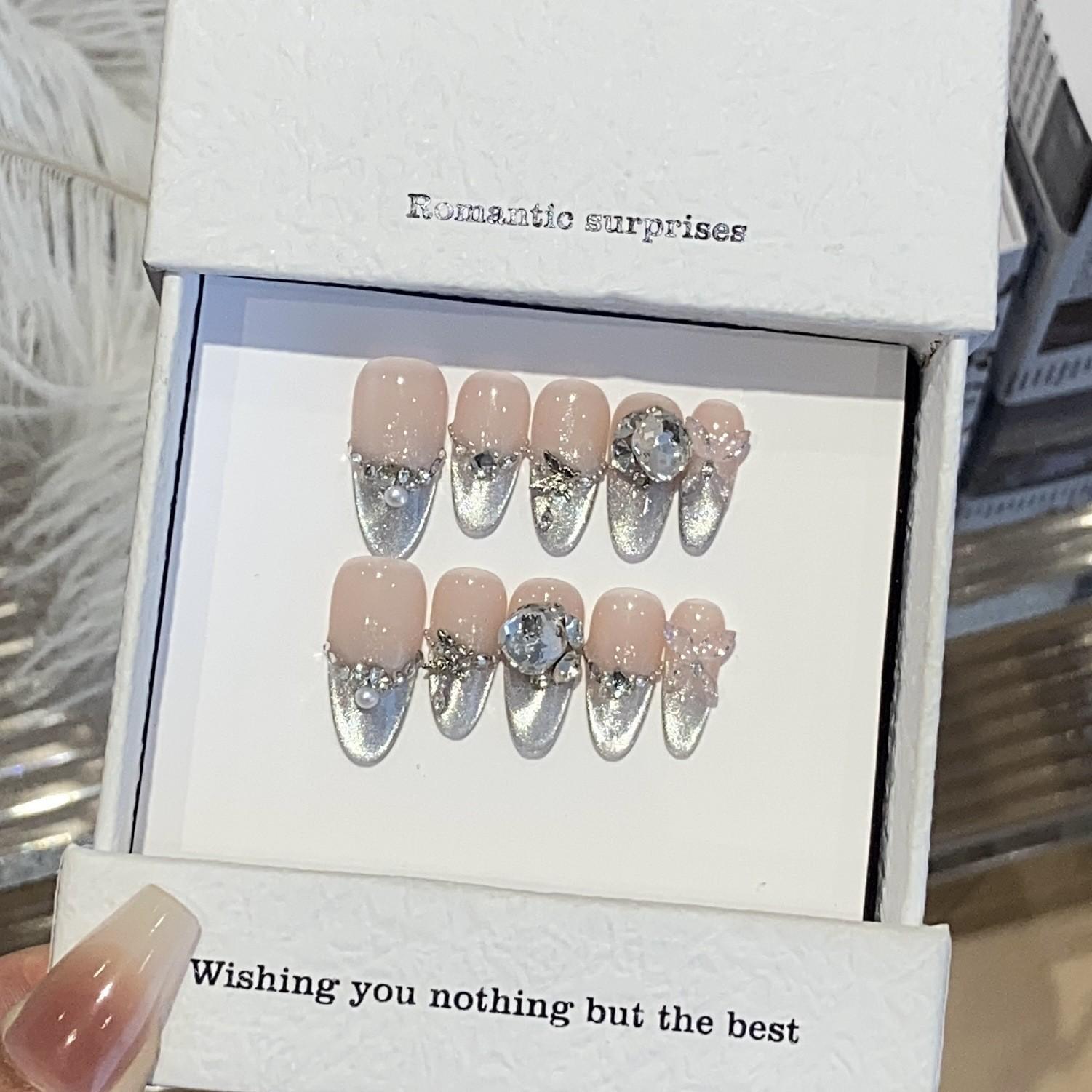 

Прозрачный для льда синий боковой свет французский кошачий глаз сломанный бриллиант бабочка синяя полярная звезда съемная носимая броня L