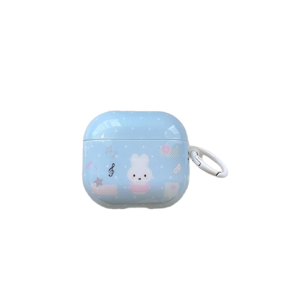 Cartoon Miffy Rabbit Suitable for Apple AirpodsPro1 Bluetooth Headset 1 Protective Case Soft Case Headphone Case 1st Generation PR