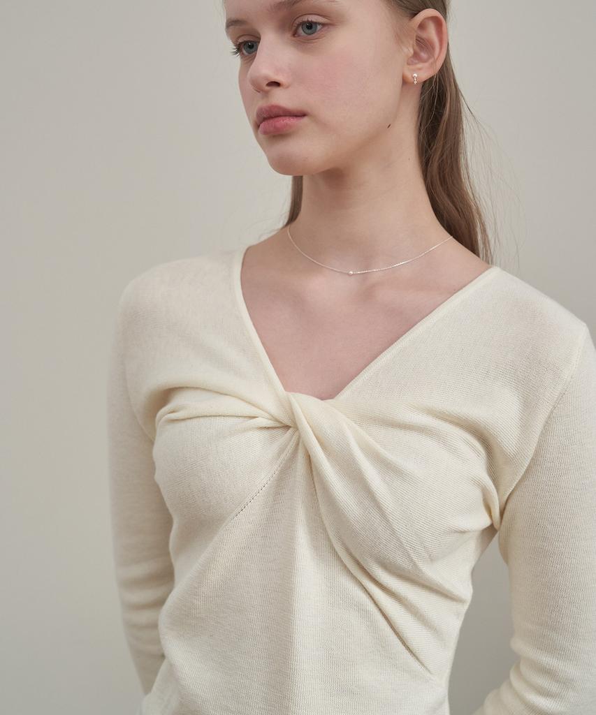 Peullobeu Twist Point Knit_Iv