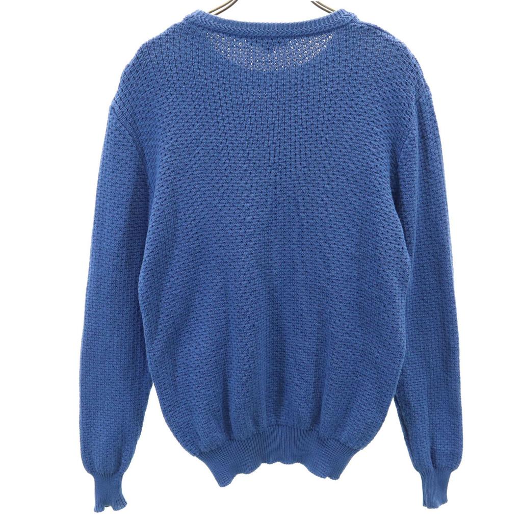 MELINDA GLOSS Made In Italy Long Sleeve Sweater XS Blue Knit Men's Used