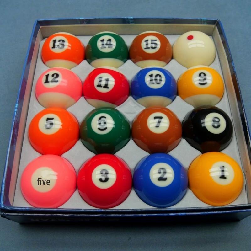 XING PAI Standard Crystal Black Eight Billiard Balls