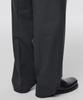 Musinsa Standard Narrow Belt One-Pleat Wide Slacks [Gray]