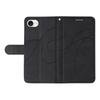For iPhone 16e Case Curved Line Imprinted PU Leather Wallet Phone Cover