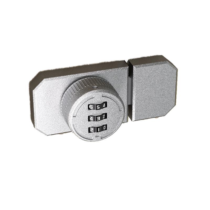 3 Digit Password Cabinet Locks No-Punch Combination Door Lock with Combination Latch for Closet Door Barn Door