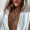 Lock Chain Necklace With A Padlock Pendants For Women Men Punk Jewelry On The Neck 2020 Grunge Aesthetic Egirl Eboy Accessories