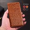 Genuine Leather Flip Phone Case for Xiaomi Redmi Note 12 13 13R 14 Pro Plus 4G 5G with Card Slots Holder Case