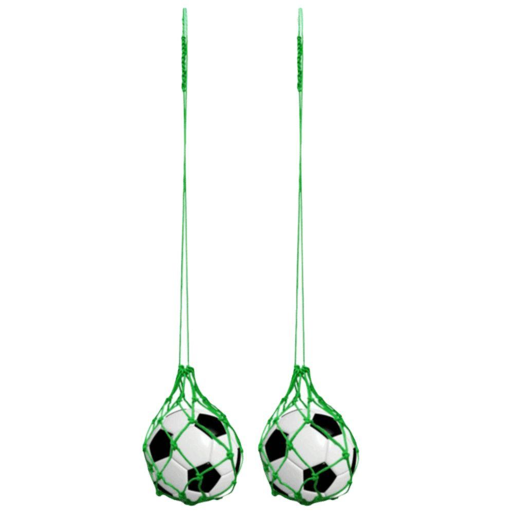 2pcs Fits Size 3 4 5 Soccer Balls Football Training Net Bag Outdoor Football Exercise