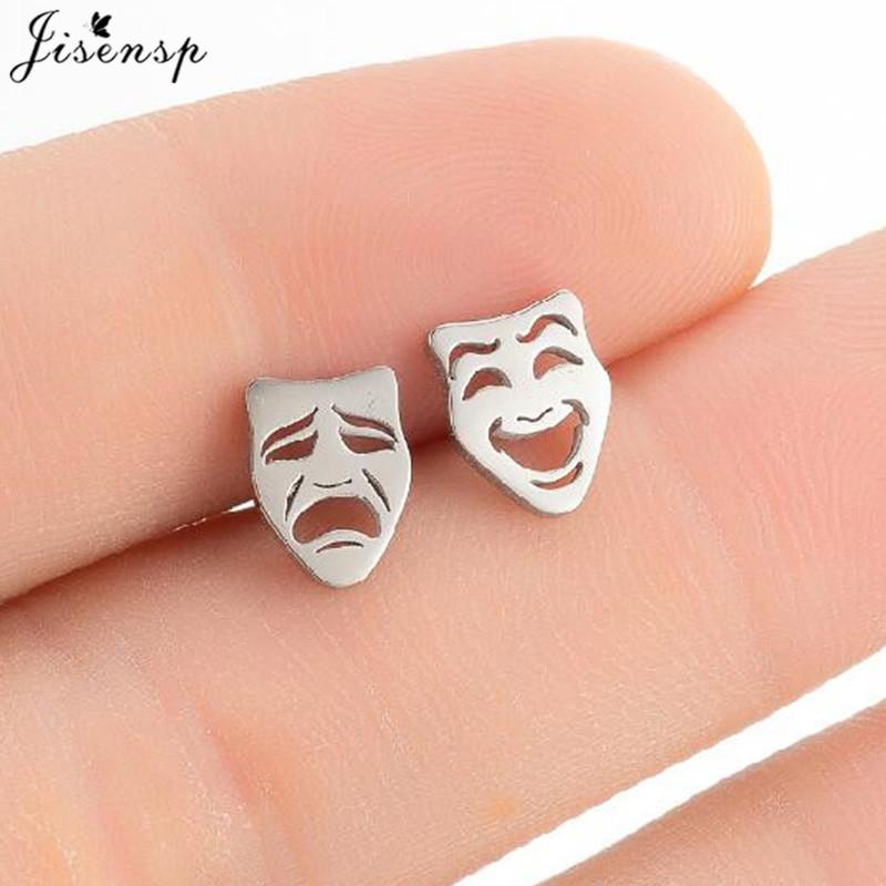 Lovely Dog Paw Earrings Women Multiple Stainless Steel Earings Fashion Jewelry Mushroom Rocket Lighter Ear Studs Weird Gift
