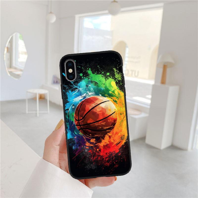 

BF15 Basketball Art Shoot Soft Shell Phone Case for OPPO A3 Pro A72 A74 A76 A77 A77S A78 A79 A94 A95 A18 A40M A58 OPPO A74 4G