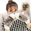 Women Autumn Winter Gloves Women Mittens Cartoon Knitted Hedgehog Glove Trendy Gift