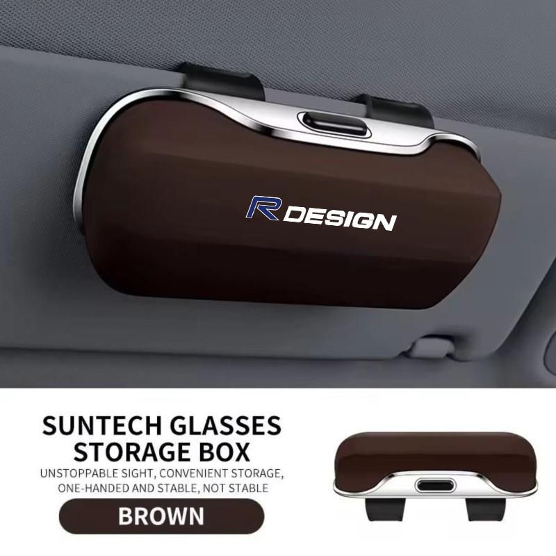 For Volvo XC40 XC60 XC70 XC90 S40 S60 S90 V40 V50 V60 V90 Car Visor Sunglasses Glasses Case Glasses Holder Clip Box Accessories