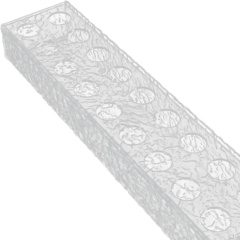 Akryl Blomstervase Blomsterbokser Vannholder Fløyte Ornament Knoppformering Plante