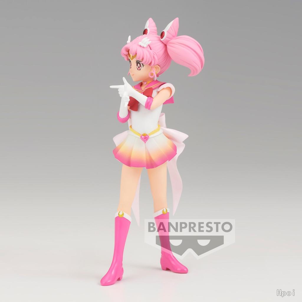 2 Stück Anime Sailor Moon Tsukino Usagi Einzigartiger Anhänger Sailor Moon Eternal Super Sailor Satsuki Modell Spielzeug Geschenk Actionfigur 16CM