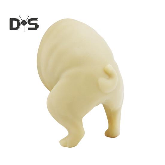 

Насадка для зубной пасты в виде какающей собаки, универсальная, простая в установке, забавная крышка для дозатора зубной пасты, декор для ванной комнаты светло-желтого