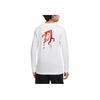 Nike Kids Pure Cotton Casual Breathable Long Sleeve T-Shirt Kids Tops White DO1838-100
