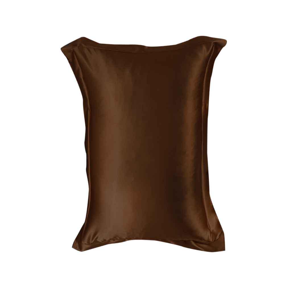 Простая эмуляция дизайна Шелковая сатиновая наволочка Одноместная наволочка Многоцветная кофейный