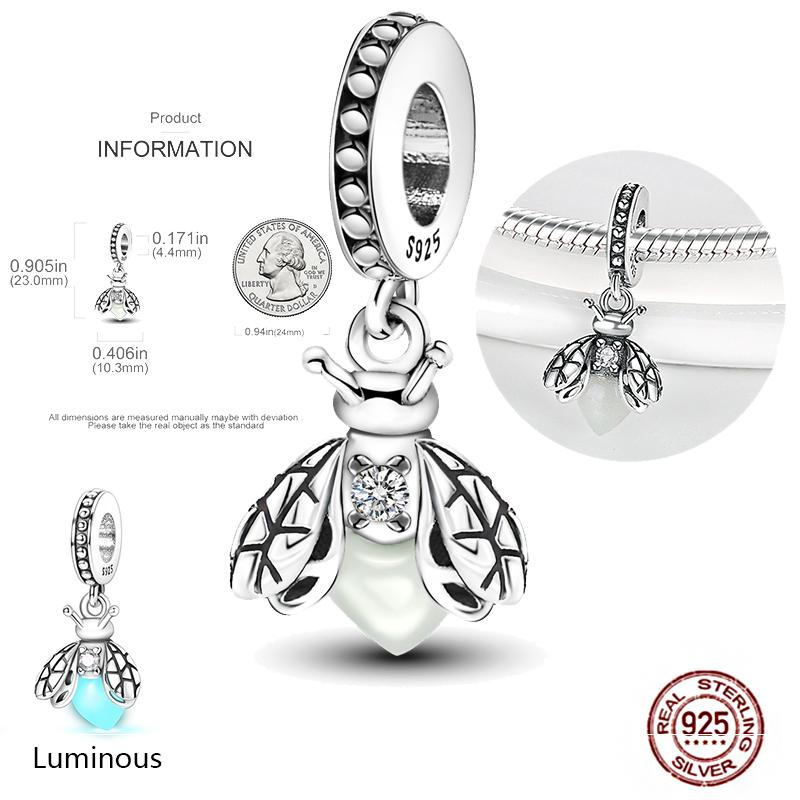 Charms Plata De Ley 925 copper Original Devil's Eye Perfume Bottle Bow Silicone Spacer Beads Women Bracelet DIY Zircon Pendants