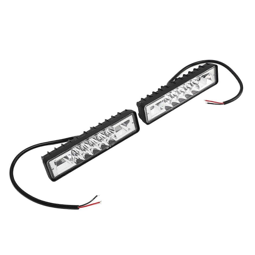 2Pcs LED Work Light Bar 12?85V 48W IP67 Waterproof 6000K Color Temperature for Off Road Truck Tractor Boat
