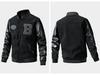 Men's Autumn-Winter Trendy Embroidered Baseball Jacket, Large Size, Casual American Style Youth Clothing