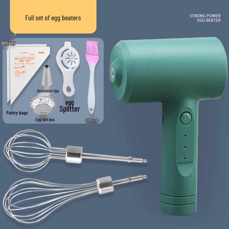 Wireless Automatic Egg Beater & Frother – Handheld Mixer for Cakes and Cream