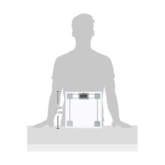 A&D Personal Weight Scale Transparent Weighing capacity: 150kg Minimum display: 0.1kg UC-332-S UC-332-S