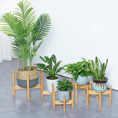 Plant Stand Flower Garden Potted Plant Wooden Shelf Indoor Outdoor Planting Rack Home Office Deco Simple Flower Holder