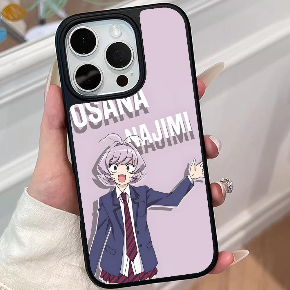 Anime Najimi Osana Mobile Phone Case for iPhone 17 16 15 14 13 12 11 Air Pro Max Plus Matte Surface Colorful Cover Pretty Luxury