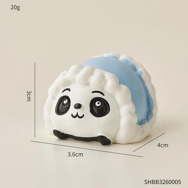 Umělecká kreslená figurka pandy Domácí obývací dekorace Stolní dekorace Narozeninový dárek Doplňky na pracovní stůl Roztomilá pryskyřičná zvířátka řemesla