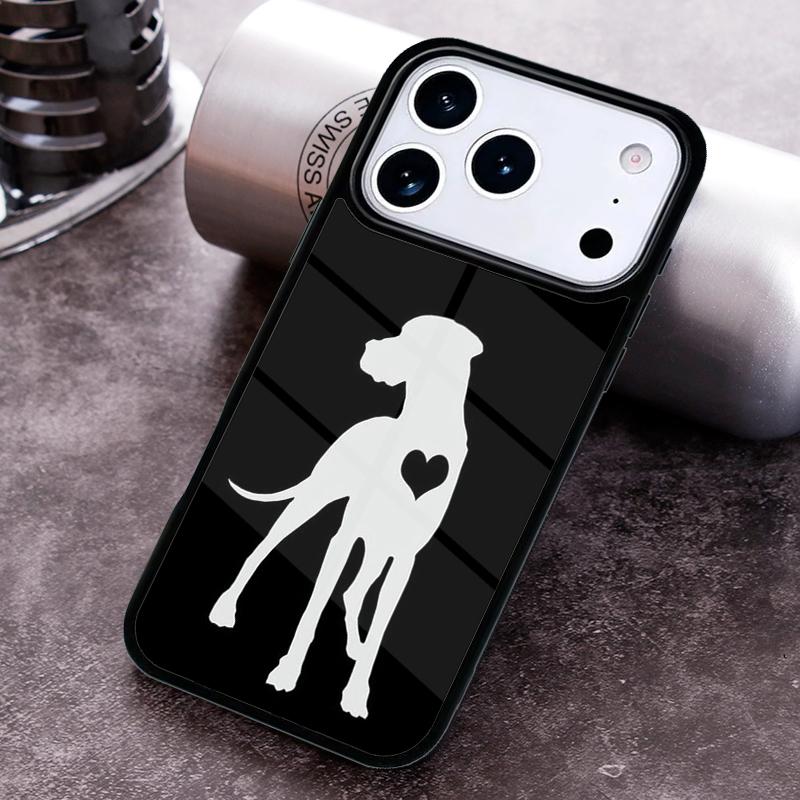 Great Dane Dog Puppy Phone Case for iPhone 17 16 15 Pro Max Air 14 13 12 11 Plus Shockproof Cover