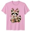Cute Raccoon Christmas Holiday Graphic Tee Unisex Unisex Unisex TShirt