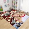 Music Collage Carpet Rug Soft Washable Antislip Home Living Room Sofa Mats Personalized Christmas Rug