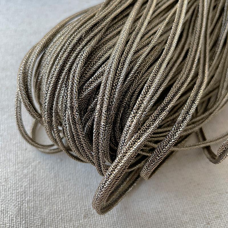 3mm Thin Rope Diy Clothing Ribbon Exquisite Piping Cord for Cheongsam Dress Uniform Edge Trim Clothing Accessory 10M Long