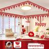 Double Happiness Wedding Ceiling Decorations: Bridal Bedroom & New Home Fan Ornaments