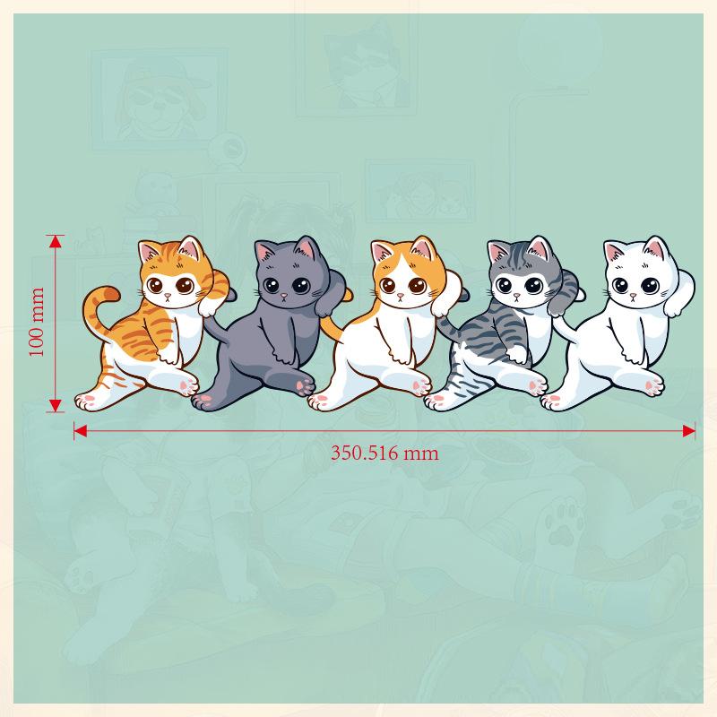 New Funny Pet Cat Car Sticker Car Body Creative Decals Decor Accessories for Car /Electric Vehicles/ Motorcycles DIY Decorative