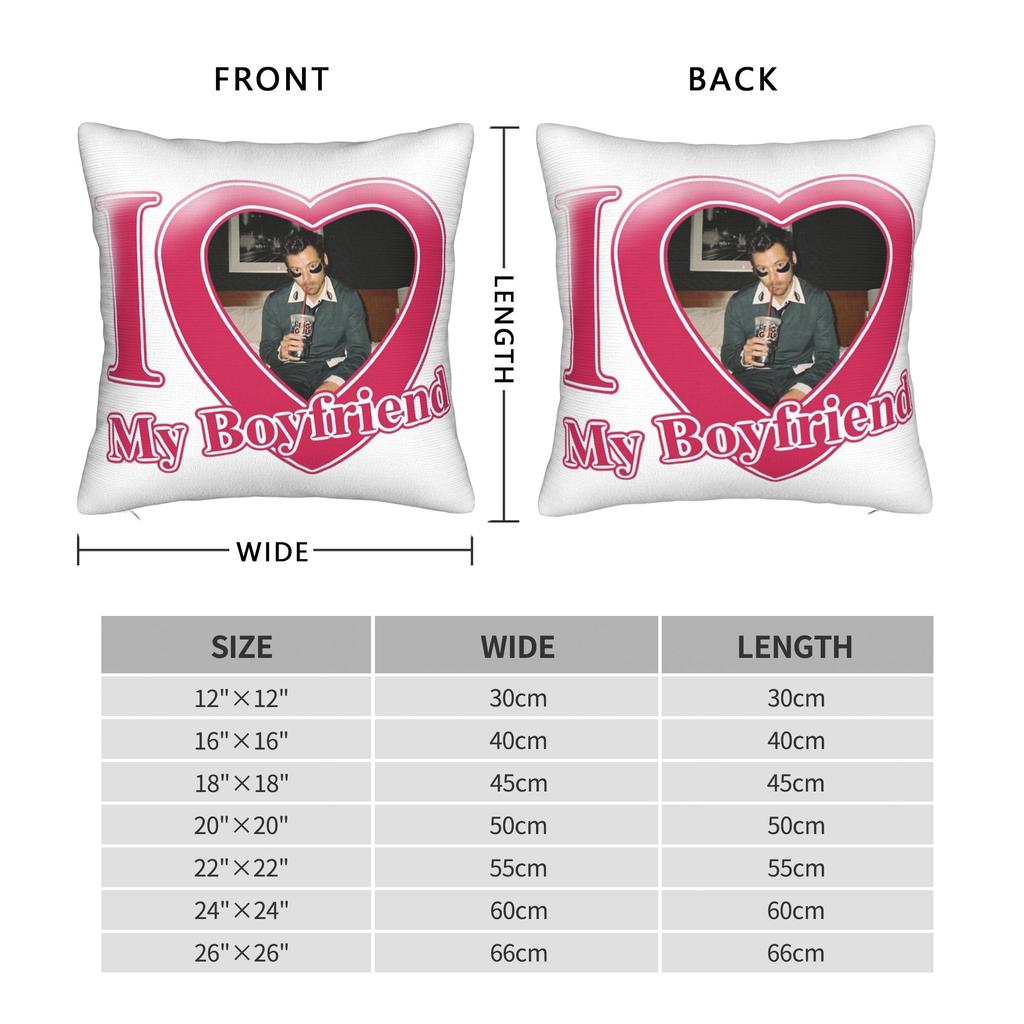 Harrys Styles Pillowcase Double-Sided Printing Fabric Cushion Cover Decor Throw Pillow Case Cover Home Dropshipping 40*40Cm