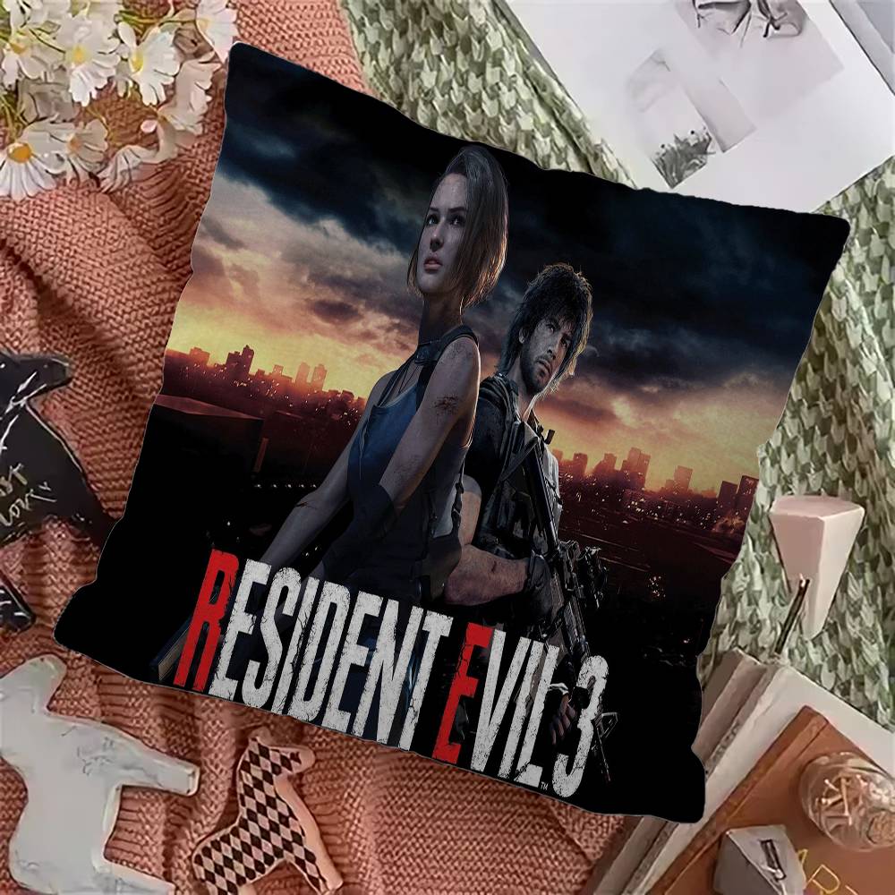 R-Resident E-Evil Games 45*45cm Cushion Cover Pillow Cover Decor Pillowcase Home Pillowcase for Couch Pillow