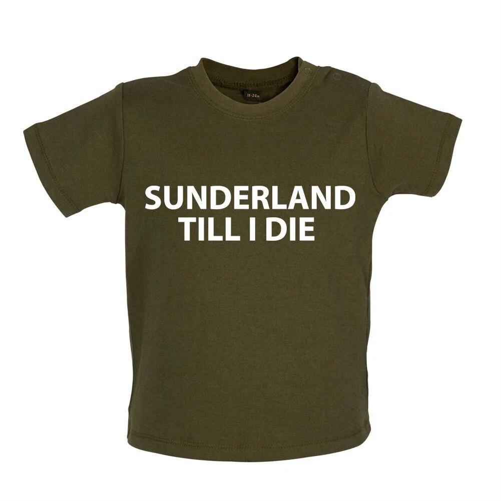 Sunderland fino A I Die - T-Shirt / Body - Nero Gatti Love Squadra Fino 130