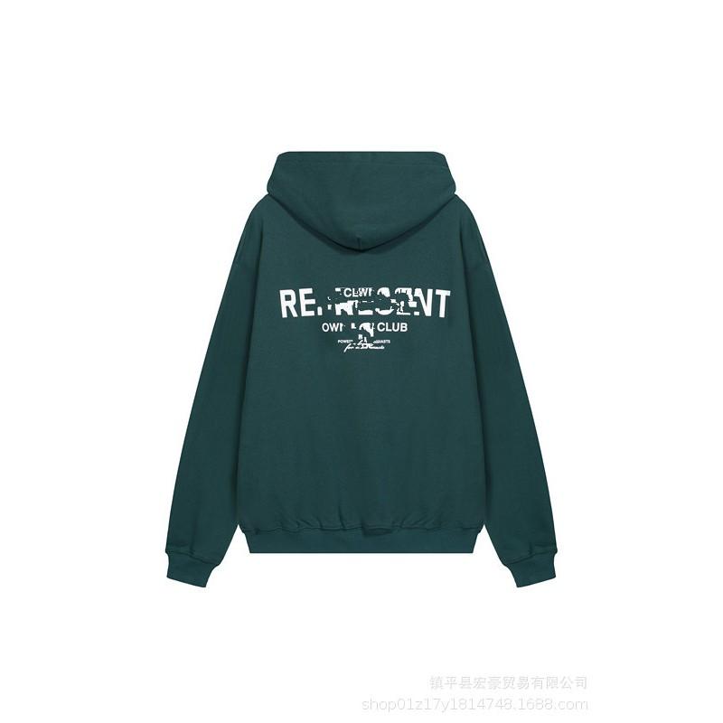 Oversized Cotton Hoodie Men Women Fall Streetwear Letter Print Loose Fit Casual Pullover