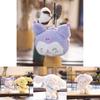 Cute Sanrio Characters Plushies Kuromi Cinnamoroll Melody Backpack Keychain