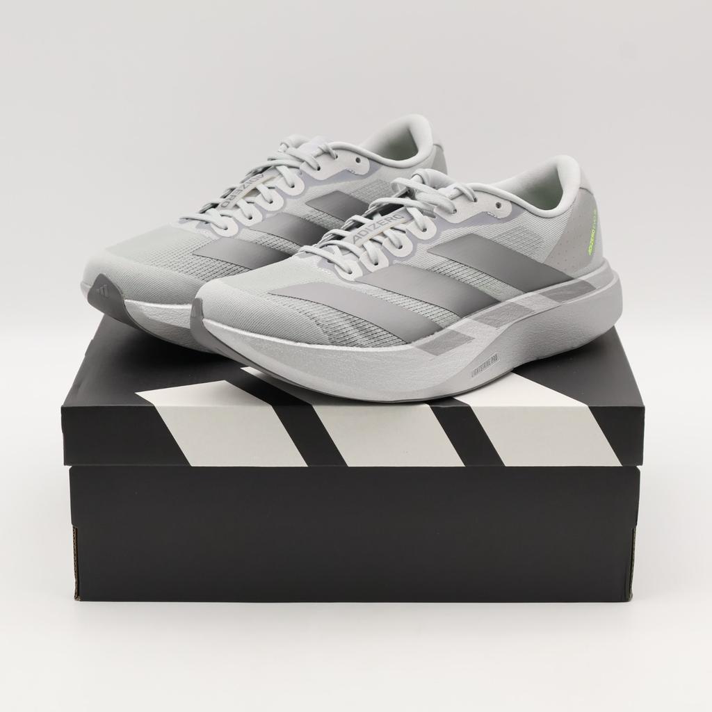 JR3419 Adidas Adizero Evo SL Silver Metallic Iron Metallic Halo Silver (Men's)