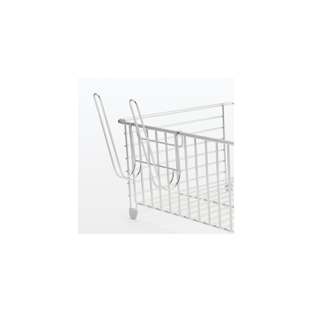 MUJI Stainless Steel Bottle Hook, Double Hook, for Dish Drying Rack - Approx. 9.5cm (W) x 7cm (D) x