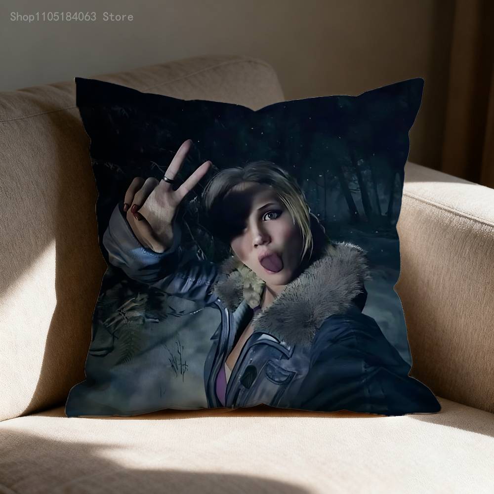 Mike Josh U-Until D-Dawn Pillow Case Print Polyester Fiber 40X40 cm Home Sofa Throw Cushion Cover Decoration