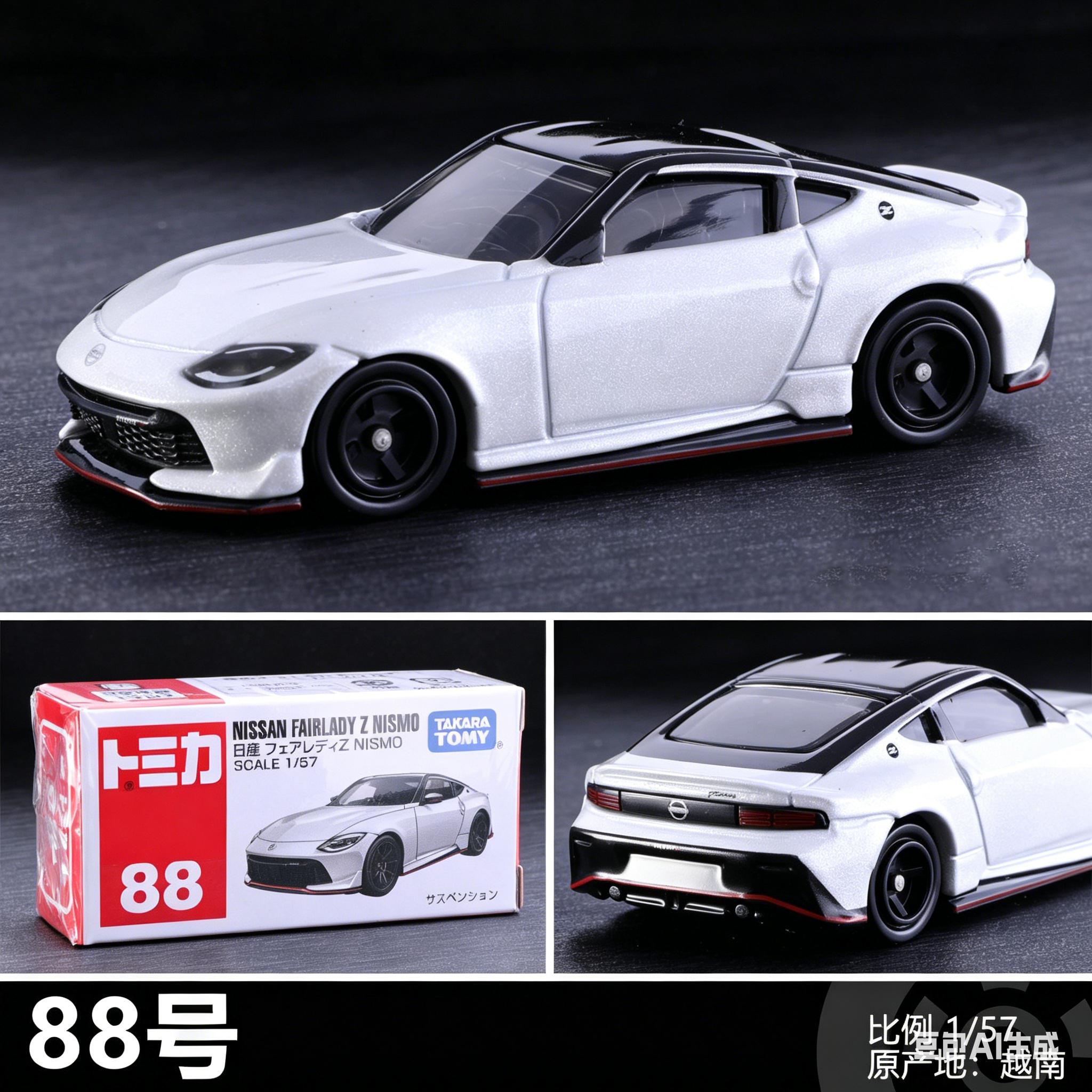 

Tomy FAIRLADY Z NISMO Alloy Car Diecasts & Vehicles Car Model Miniature Scale Model Car For Collection Gift