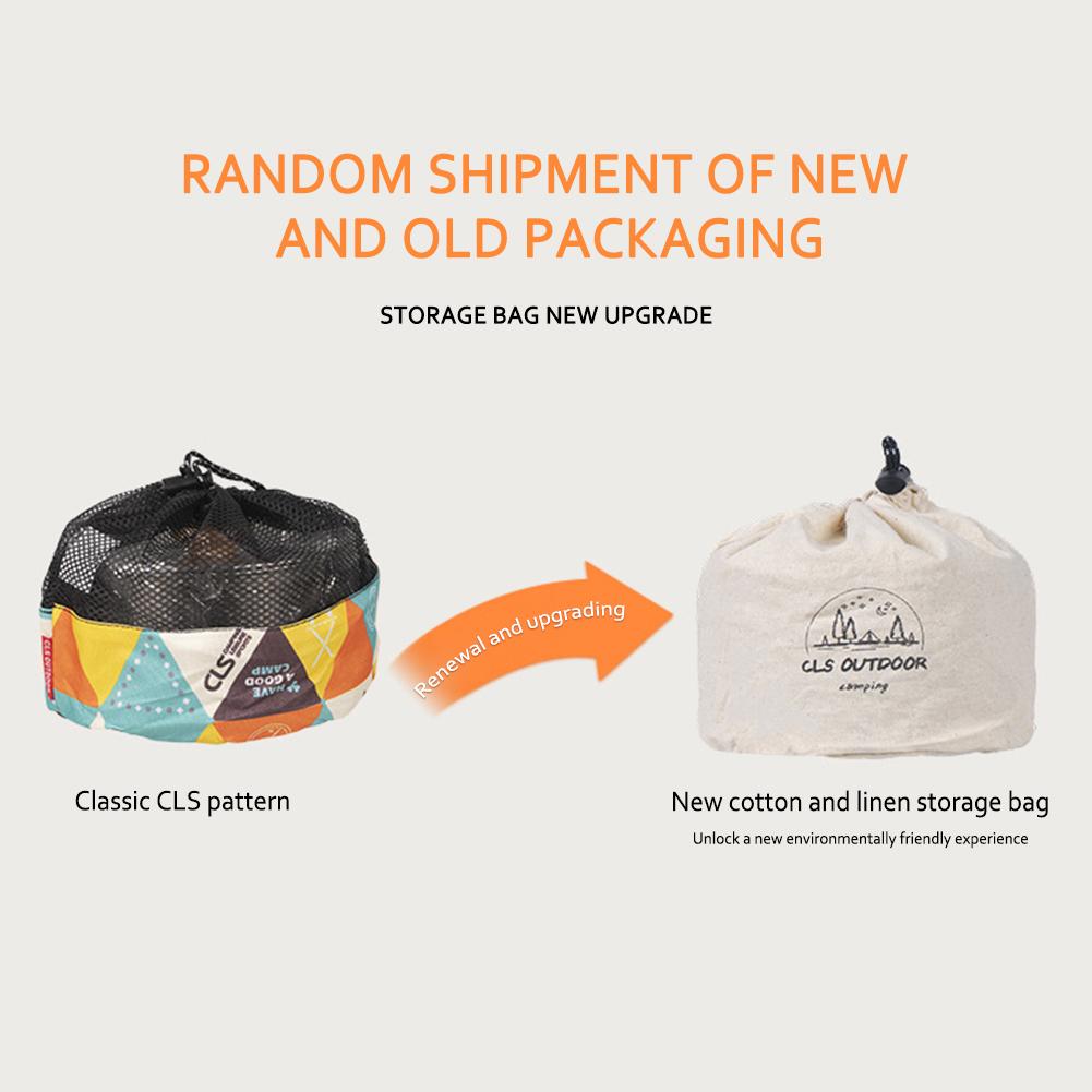 Portable Outdoor Pot Cooking Pan Cooking Set Stainless Steel Foldable Handle with Storage Bag Travel Tableware Picnic Equipment China Mainland