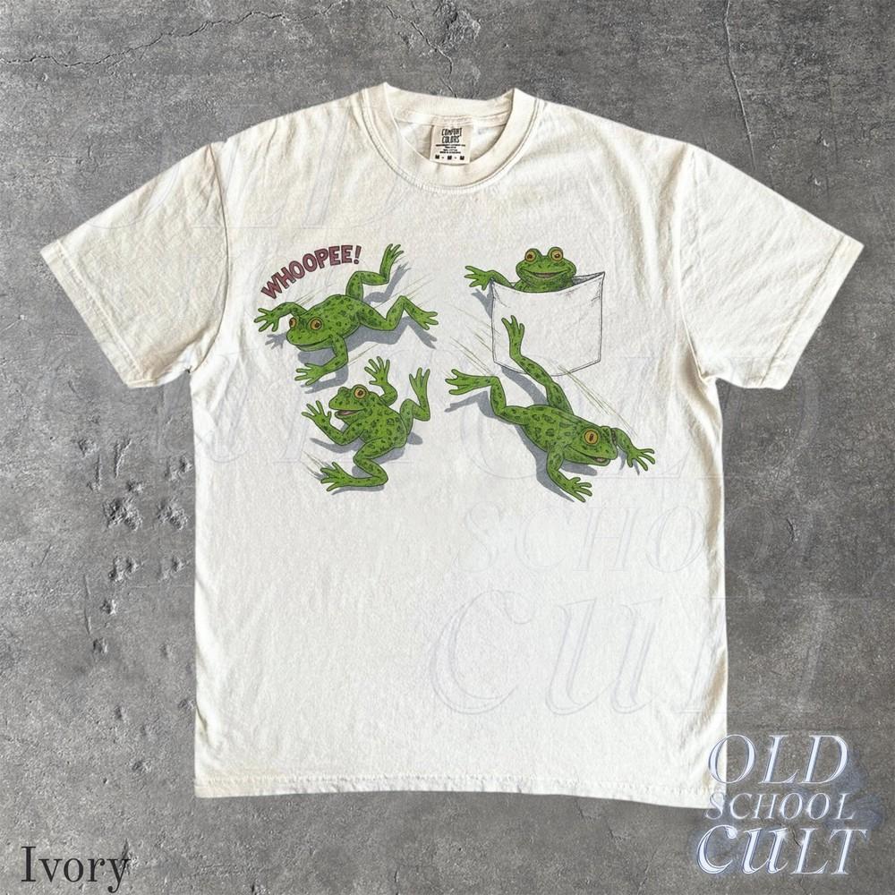 

Retro Vintage Frogs Chaos Graphic Tee Unisex Short Sleeve TShirt S5XL Unisex T-Shirt XXL