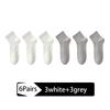 6Pairs High Quality Men's Mesh Socks Combed Cotton95% New Casual Breathable Socks Man Stripe Male Sock EU39-45