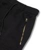 MUDSALT 8P Elastic Waist Wide Cargo Pants Black