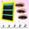 Cluster Lashes Kit Individual Lashes Volume Mixed Tray 3D Faux Mink Lashes Wispy Eyelash Extension Diy Makeup False Eyelashes
