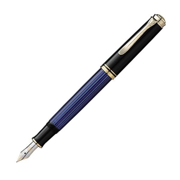 

Pelican Sue Bellane M400 Fountain Pen Blue Stripe B bold